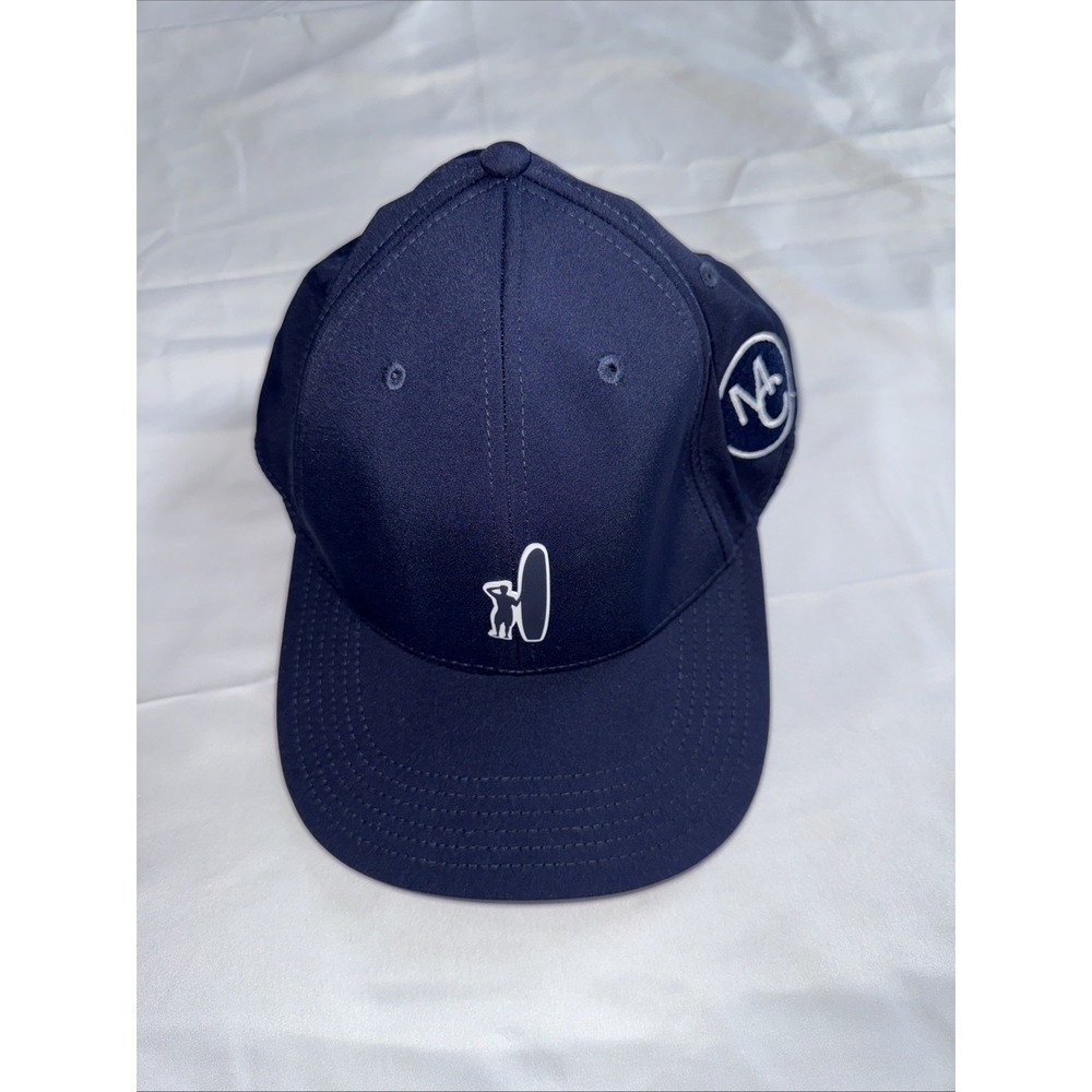 Johnnie-O Blue Surf Board Surfer Logo Baseball Cap Adjustable Strap Back Hat